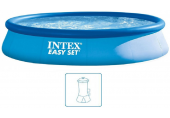 INTEX Easy Set Pool Piscine gonflable 396 x 84 cm avec filtration 28142GN