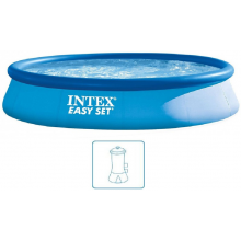 INTEX Easy Set Pool Piscine gonflable 396 x 84 cm avec filtration 28142GN
