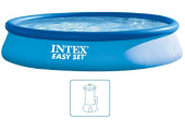INTEX Easy Set Pool Piscine gonflable 396 x 84 cm avec filtration a cartouche 28142NP