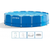 INTEX Metal Frame Pools Piscine 457 x 122 cm avec filtration 28242GN