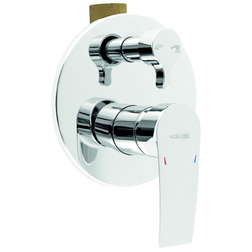 NOVASERVIS NOBLESS HEDA Mitigeur bain-douche avec inverseur, chrome 40050R,0 NOVASERVIS NOBLESS HEDA Mitigeur bain-douche avec inverseur, chrome 40050R,0