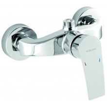 NOVASERVIS NOBLESS HEDA Mitigeur de douche avec sortie supérieure, 150 mm, chrome 40062/1,