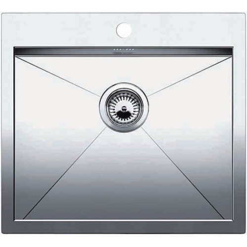 BLANCO ZEROX 500-IF/A, évier inox satiné, vidage manuel 516996