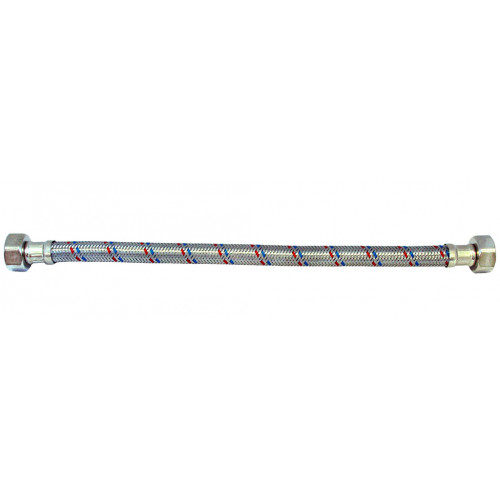 STENO flexible de raccordement en acier inoxydable, FF, 3/4" x 3/4", 20 cm, 52343420