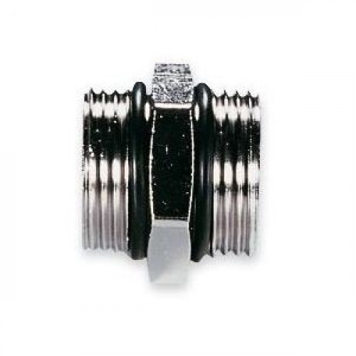 IVAR mamelon, 1/2" M × 1/2" M, nickelé 550019 IVAR mamelon, 1/2" M × 1/2" M, nickelé 550019