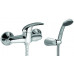 NOVASERVIS METALIA 55 Robinetterie de douche murale avec pommeau de douche, chrome 55060,0