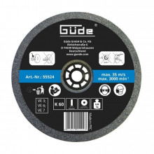 GÜDE Meule abrasive pour touret 125 x 16 mm - grain 60 55524