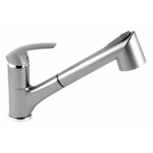 NOVASERVIS METALIA Robinetterie d’évier avec douchette extractible, granit/gris 57081,68 NOVASERVIS METALIA Robinetterie d’évier avec douchette extractible, granit/gris 57081,68