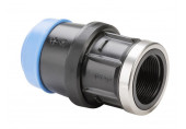 Hawle raccord coulissant transition ISO 6220, filetage intérieur,POM,40mmx5/4" 62200400541