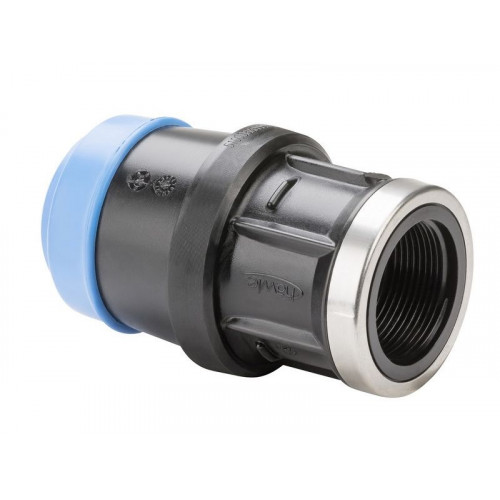Hawle raccord coulissant transition ISO 6220, filetage intérieur,POM,40mmx5/4" 62200400541 Hawle raccord coulissant transition ISO 6220, filetage intérieur,POM,40mmx5/4" 62200400541