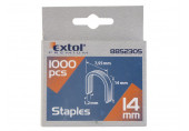 EXTOL PREMIUM agrafes, 14 mm, 7,55 × 0,52 × 1,2 mm, 1000 pcs 8852305