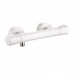 KLUDI Zenta Mélangeur de douche thermostatique, chromé/blanc 351009138