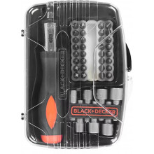 Black & Decker A7062-XJ Ensemble d’embouts et douilles, 40 pieces