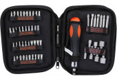 Black & Decker A7104-XJ Jeu d’embouts et de douilles (56ks) avec tournevis a cliquet