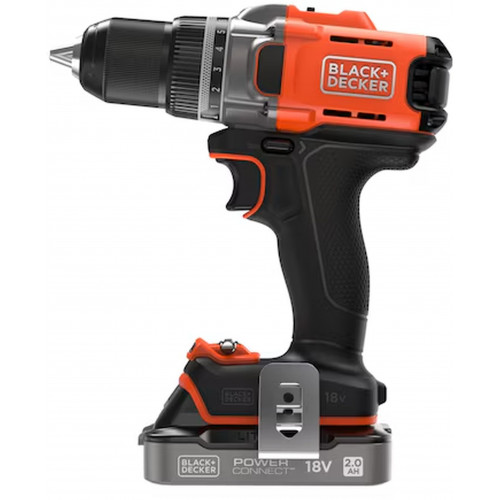 Black & Decker BCD382D1XC-QW Perceuse-visseuse (45Nm/18V/1x2,0Ah)