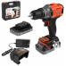 Black & Decker BCD382D2XK-QW Perceuse-visseuse (45Nm/18V/2x2,0Ah), coffret