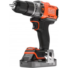 Black & Decker BCD383D1XC-QW Perceuse-visseuse a percussion (45Nm/18V/1x2,0Ah)