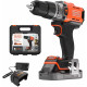 Black & Decker BCD383D1XK-QW Perceuse-visseuse a percussion (45Nm/18V/1x2,0Ah), coffret