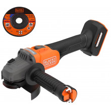 Black & Decker BCG6L8N-XJ Meuleuse d’angle sans fil sans balais (18V/sans batterie)