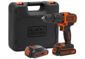 Black & Decker BDCHD18KB-QW Perceuse a percussion sans fil (40Nm/18V/2x1,5Ah), mallette