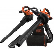Black & Decker BEBLV301-QS Aspirateur de feuilles électrique 3 en 1 (3000W/72L)