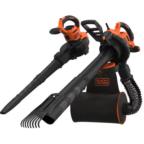 Black & Decker BEBLV301-QS Aspirateur de feuilles électrique 3 en 1 (3000W/72L) Black & Decker BEBLV301-QS Aspirateur de feuilles électrique 3 en 1 (3000W/72L)