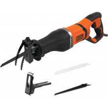 Black & Decker BES301-QS Scie sabre (750W) avec support pour branches et 2 lames de scie