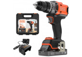 Black & Decker BLD682D1XK-QW Visseuse sans balais sur batterie (50Nm18V/1x2,0Ah), mallette
