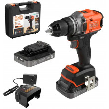 Black & Decker BLD682D2XK-QW Visseuse sans balais sur batterie (50Nm18V/2x2,0Ah), mallette