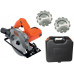 Black & Decker CS1250LKA-QS Scie circulaire filaire (190mm/1250W), 2x disque et coffret