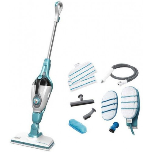 Black & Decker FSMH1351SM-QS Mop vapeur avec nettoyeur vapeur a main 9-en-1 (1300W/0,5L)