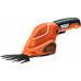 Black & Decker GSL200-QW Cisailles a gazon sans fil (10cm/3,6V/1x1,1Ah)