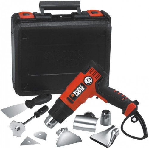 Black & Decker KX2200K-QS Décapeur thermique filaire (2000W/65°C-645°C), valise