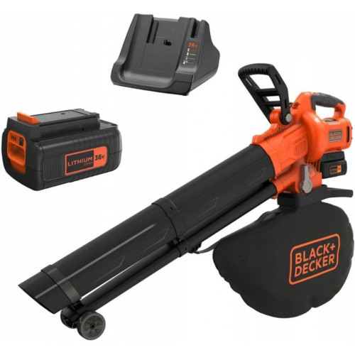 Black & Decker BCBLV3625L1-QW Broyeur-aspirateur souffleur (36V/1x2,5Ah/45l)