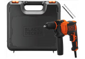 Black & Decker BEH550K Perceuse a percussion (17Nm/550W)coffret