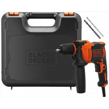 Black & Decker BEH550K Perceuse a percussion 550W,coffret