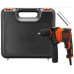 Black & Decker BEH550K Perceuse a percussion 550W,coffret