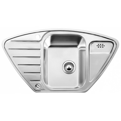 BLANCO LANTOS 9 E-IF, évier inox brossé 516277