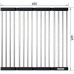 BLANCO Grille d’évier pliable, 460 x 425 mm 238482