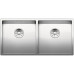 BLANCO CLARON 400/400 IF Évier double Acier inoxydable satiné 521617