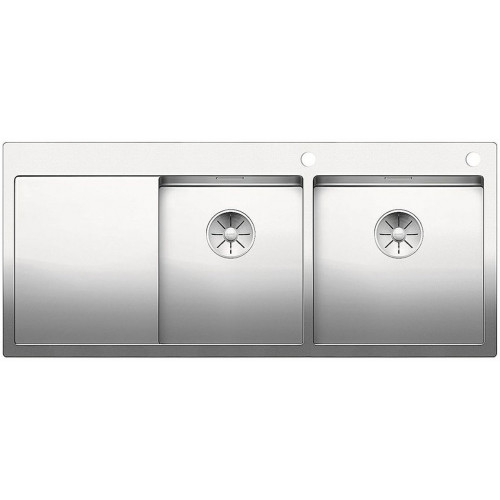 BLANCO CLARON 8 S-IF Evier, Cuve double Egouttoir a gauche 521651