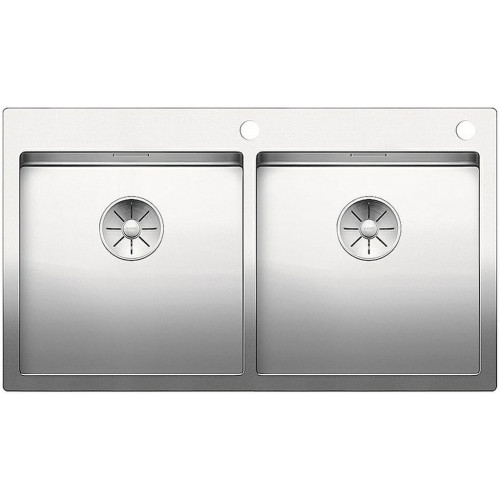 BLANCO CLARON 400/400-IF / A Évier, Inox, avec télécommande de vidange 521654
