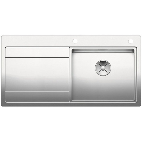 BLANCO DIVON II 5 S-IF Infini Évier, avec égouttoir et commande excentrique , inox 521660