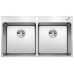 BLANCO Andante 400/400 IF / A Infini Évier, avec commande excentrique, inox 525249