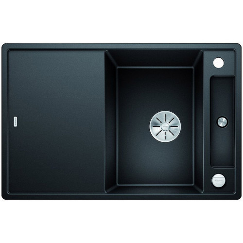 BLANCO AXIA III 45 S Infini silgranit Évier, avec commande de vidage, noir 425841 BLANCO AXIA III 45 S Infini silgranit Évier, avec commande de vidage, noir 425841