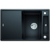 BLANCO AXIA III 45 S Infini silgranit Évier, avec commande de vidage, noir 425841