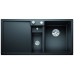 BLANCO COLLECTIS 6 S Infini SILGRANIT Évier, avec commande de vidage, noir 525866