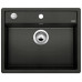BLANCO DALAGO 6 SILGRANIT Évier, avec commande de vidage, noir 525873