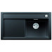BLANCO ZENAR 5 S InFino Silgranit Évier, avec commande de vidage, noir 526045