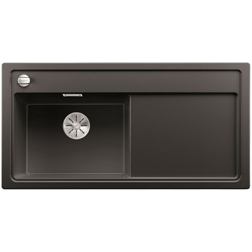BLANCO ZENAR XL 6 S InFino Silgranit Évier, avec commande de vidage, noir 526058